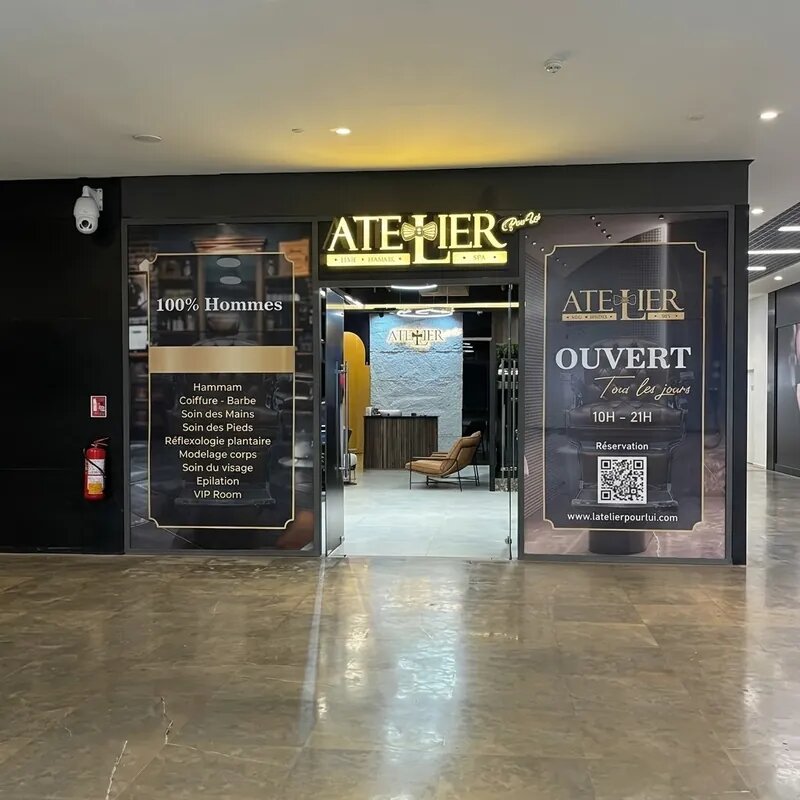 Entrée de l'Atelier Pour Lui, 1er étage de Sela Plaza