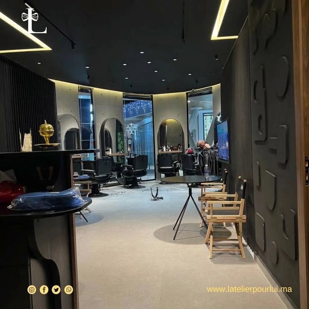 Postes de coiffure de l'Atelier Pour Lui, Dar Bouazza