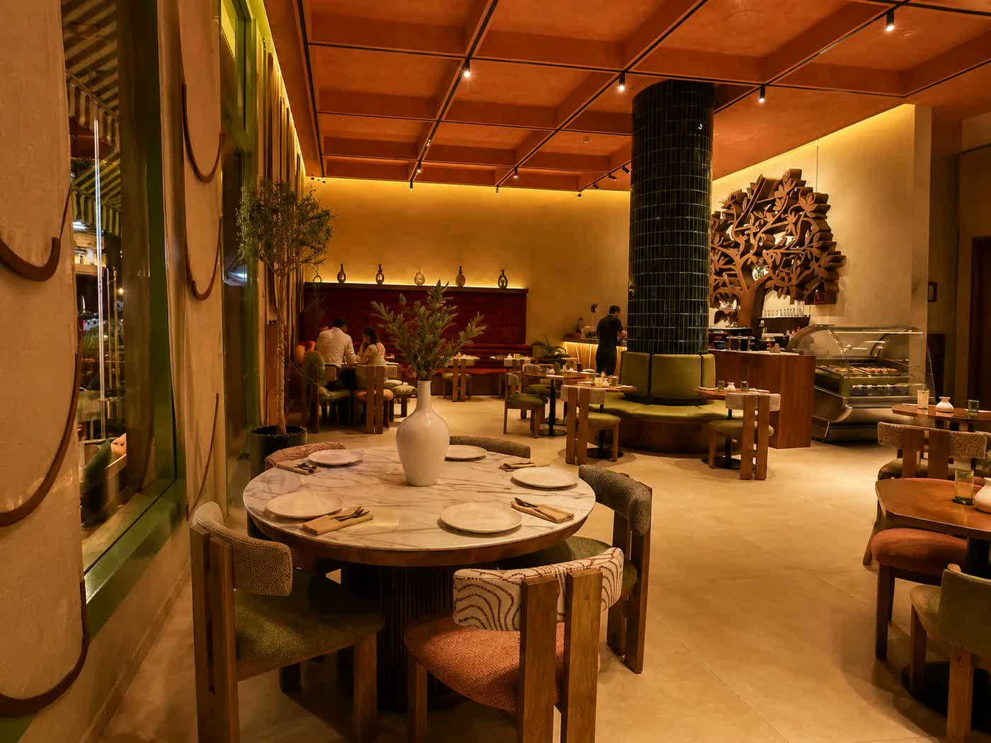 Grande salle de Liva Brasserie, Marrakech
