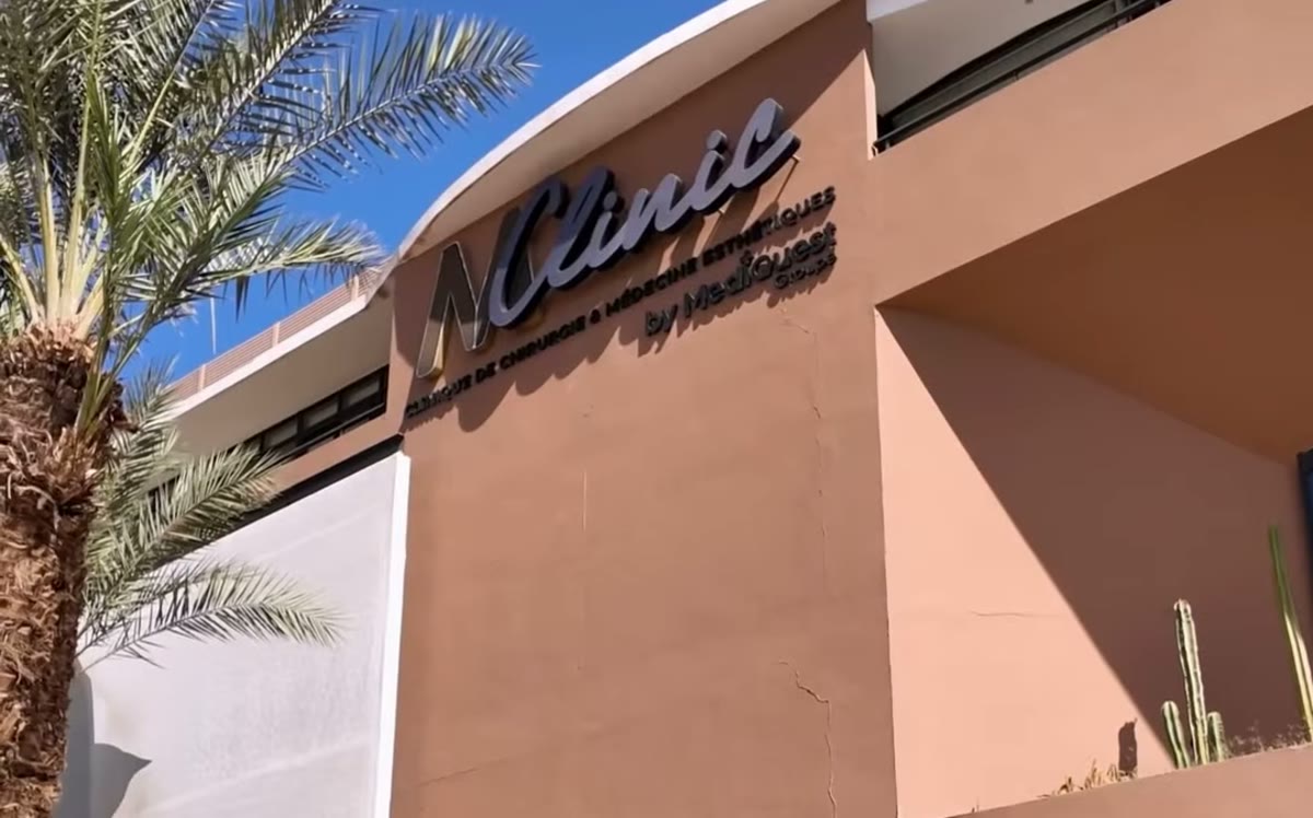 Façade de M Clinic à M Avenue, Marrakech