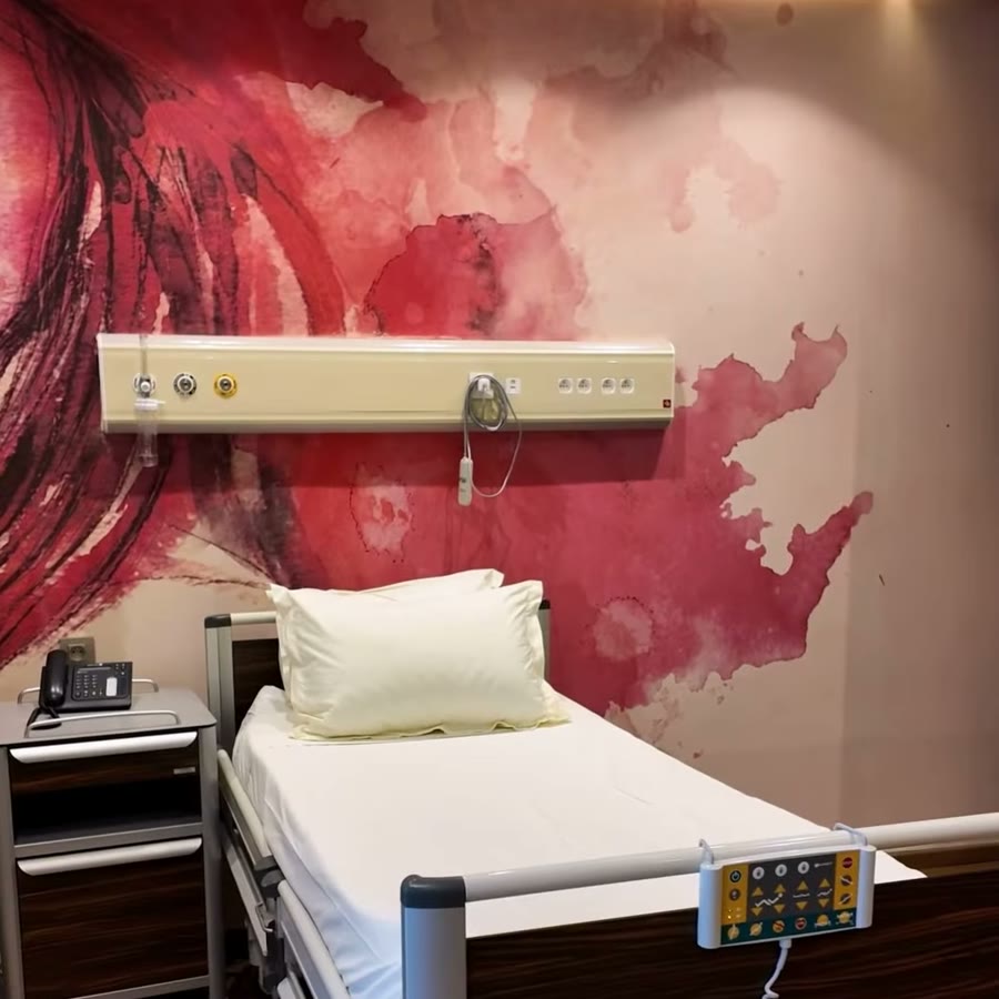 Une chambre de M Clinic Marrakech