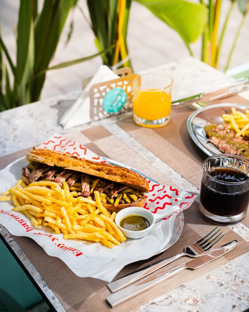 Sandwich de La Baguette du Relais à Casablanca