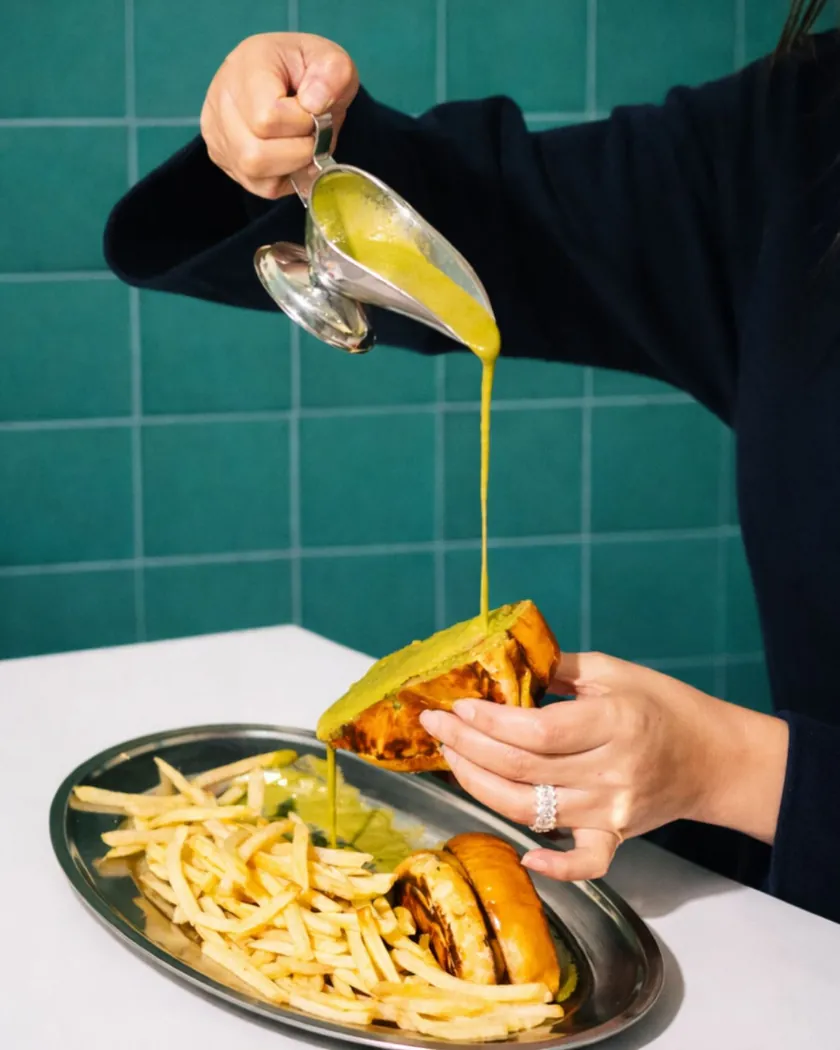 La salle de La Baguette du Relais à Casablanca