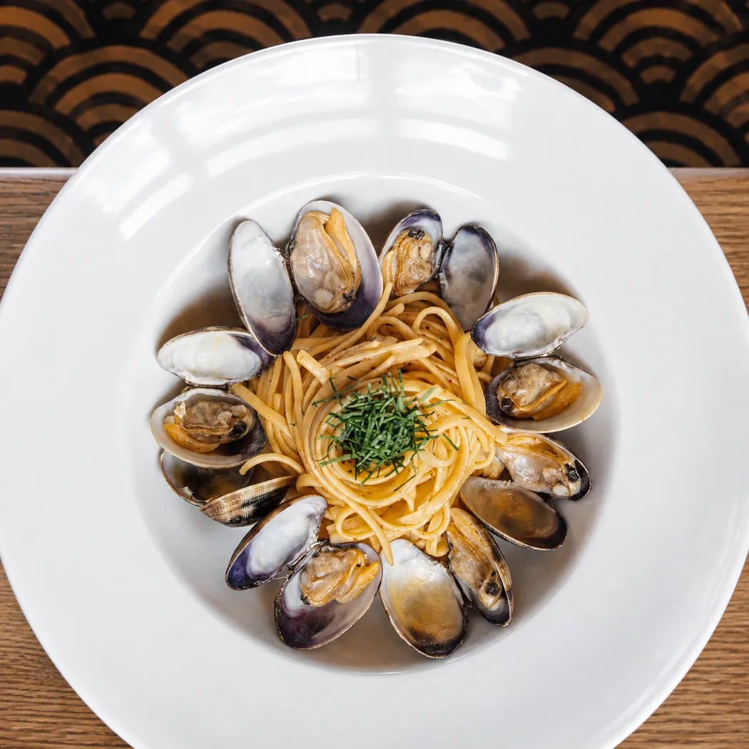Noto à Marrakech : assiette de linguine aux palourdes